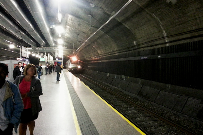 The train is comming