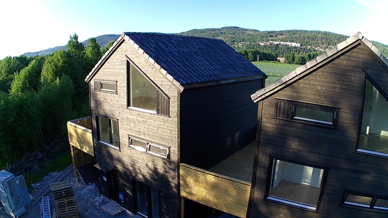 The house under construction