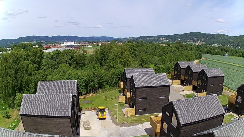 The house under construction